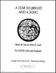 A Star So Bright, and a Song SATB choral sheet music cover